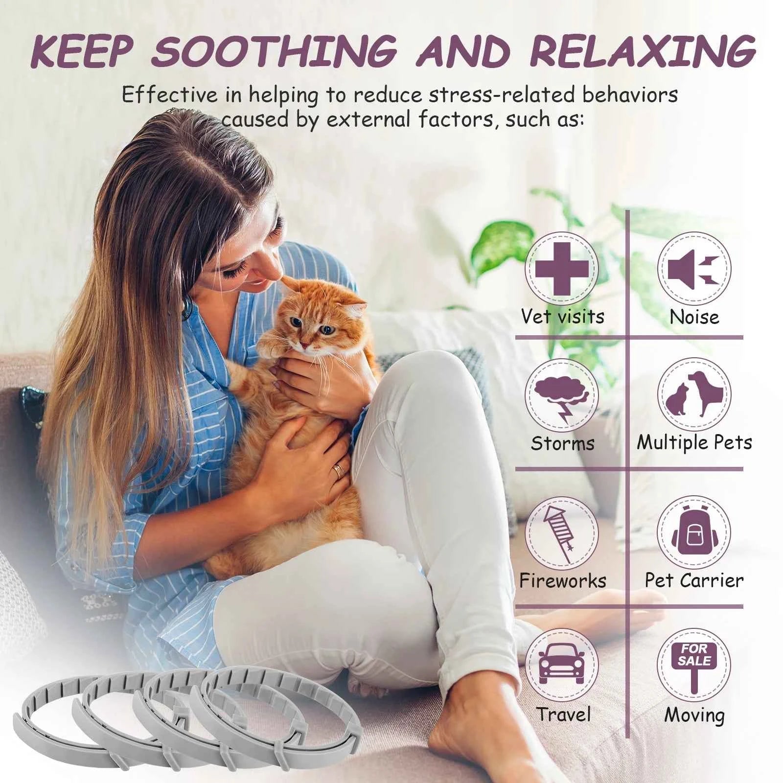 CalmPaws calming collar for cat and dogs - CalmPaws