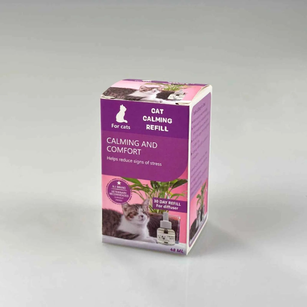 Cat Calming Pheromone Diffuser Refill Anti-Stress Relief Spray Scratching Urine Marking 2026 Trending Difusor de Feromonas para