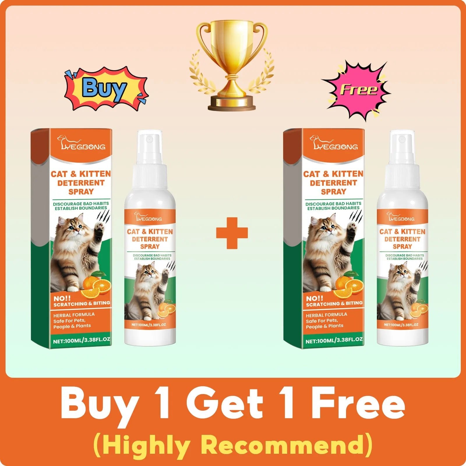 Pet Anti Scratch Spray Restricted Area Scratch Training Stop Sofa Chewing Anxiety Relief Calming Cat Furniture Protector Spray - CalmPaws