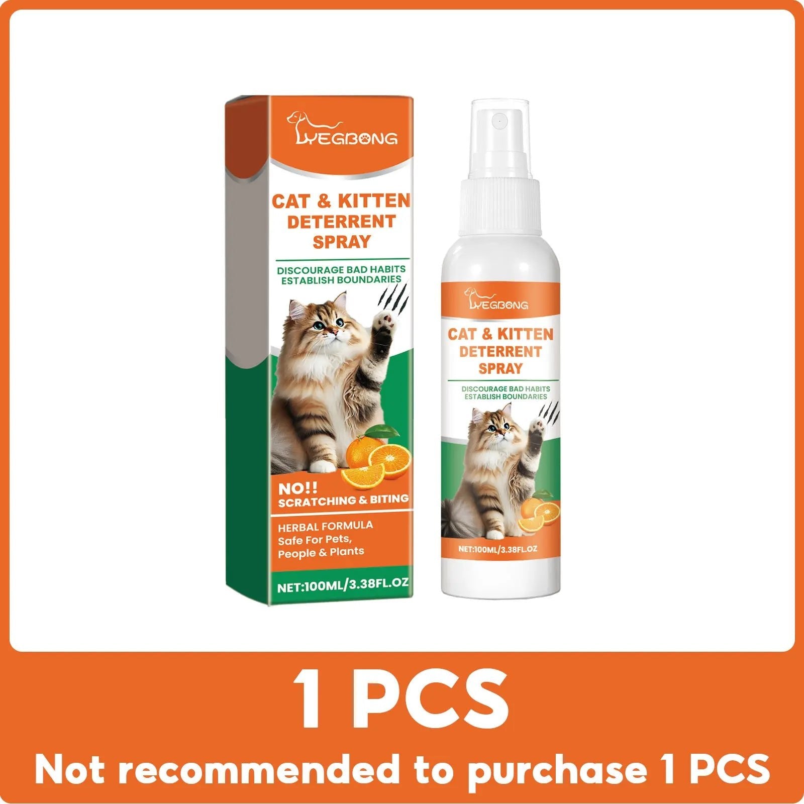 Pet Anti Scratch Spray Restricted Area Scratch Training Stop Sofa Chewing Anxiety Relief Calming Cat Furniture Protector Spray - CalmPaws